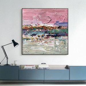 Платно рамка абстрактен нов дизайн ръчно рисувани домашен декор снимка картина на пода