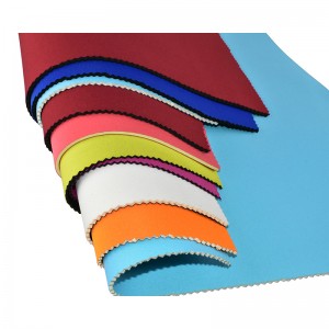 Сублимация тъкани бял неопренов чанта чаша втулка SBR Rubper SCR 4 път стреснат найлонов спандекс тъкани неопренови пуловер