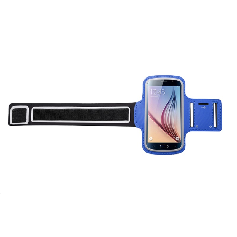 Еко-приятелски съвременен джогинг LED Ръчна лента Еластична спортна телефонна лента PU кожа мобилен телефон