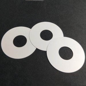 0.2mm кръгла отразяваща хартия бял гладък отразяващ филм