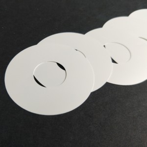 0.2mm кръгла отразяваща хартия бял гладък отразяващ филм