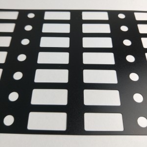 0.25 Изолационен лист за забавяне на пламъка за забавяне на пламъка BLACK лесен за огъване обработка на едро