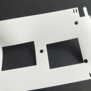 FR1 изолационен лист бял 0.25mm уплътнение на изолацията пламък забавящ PC изолация лист