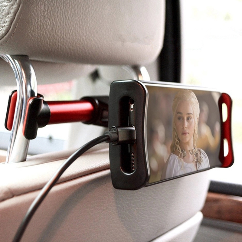 Задните автомобили мобилен държач кола задна седалка телефон таблет за iPhone 7 8 x ipad samsung s8 таблет за облегалка