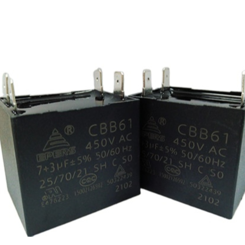 7+3уф 450V 25/70/21 CQC 50/60Hz SH S0 C cbb61 кондензатор за супер вентилатор