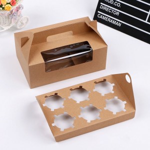 Fancy Cupcake Box 6 контейнер за торта храна пакет