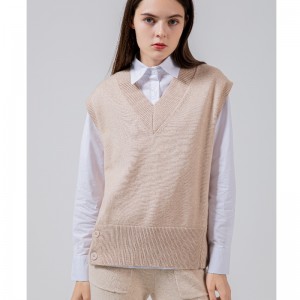 Модна тенденция прост джокер отдих база плетене жилетка 68039 \\\\ t