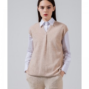 Прилив мода прост свободно време Joker Basic плетене малък V-врата 68053n