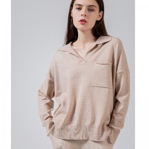 Модна тенденция прост свободно време Joker Basic Shapel плета едно яке 68057n