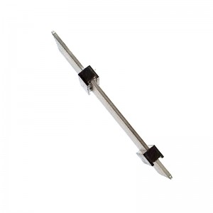 2.54mm 1x7p 180 ° Dip Единичен ред пластмасов пластмасов щифт 3mm-13mm-6mm