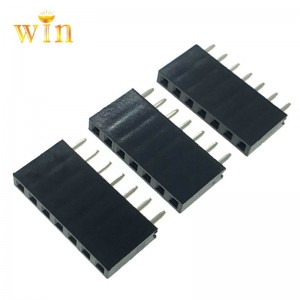 1x7p 180 ° вертикално наводняване щифт за глава женско гнездо H8.5mm