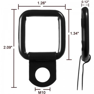 Hardtop Quick Emploval Fastner Tiew Snwoles и ядки вратовръзка надолу D-Rings замени замяна за 1995-2017 JK YJ TJ JKU Sports Sahara Freedom Rubicon X Onlimited \\\\ t