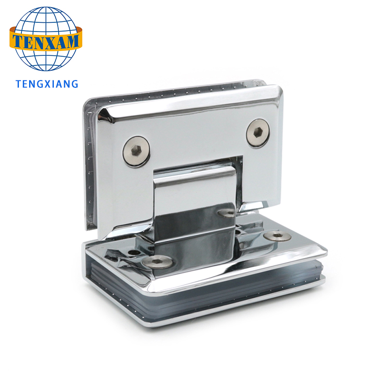 90 градуса показват стъкло панта от неръждаема стомана за баня