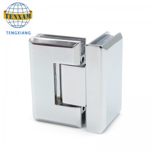 90 градуса показват стъкло панта от неръждаема стомана за баня