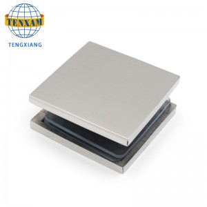 Китайски производител стъкло холдингов клипс хром 2 * 2 инчов клип месингов стъкло врата скоба вратаn прозорец панти 8-12mm стъклен с...