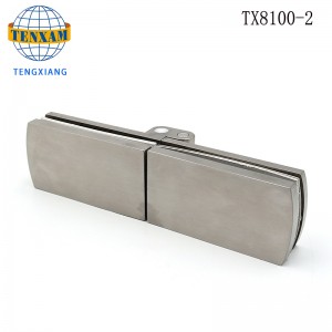 Хардуер за баня тежък дълъг дълъг сгъване 180 градуса душ врата стъкло до стъкло свободна панта