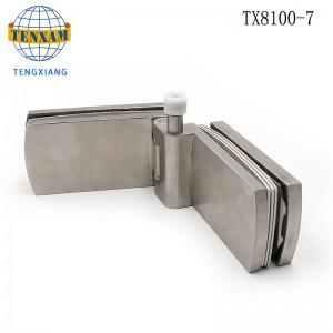 Специален тип 180 градус дълга баня клип хотел баня баня стъкло врата на пантата душ