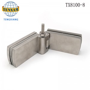 Китайски производители 180 градус сгъваема панта за сауна стъклена врата стъклена врата