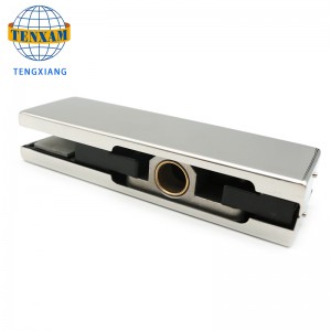 Висококачествена стъклена врата от неръждаема стомана скоба за офис