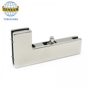 Хардуерни аксесоари Неръждаема стомана без рамка Стъклена врата