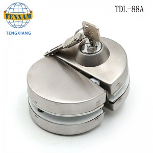 Сатен никел лост комплект заключване спалня баня тръбна дръжка ключалка