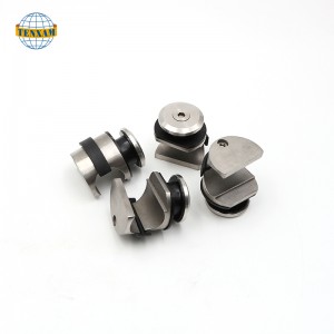 Стъклена врата плъзгаща система плъзгаща врата, висяща неръждаема стомана плъзгащи колела