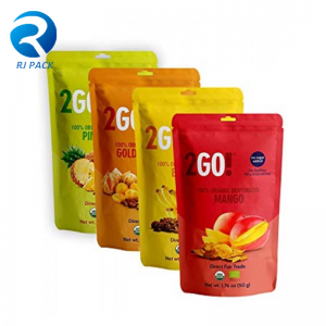 Потребителски печат ламиниран материал стоя торбички за плодове