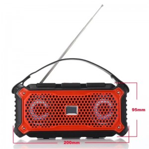 FB-BS857 преносим Bluetooth високоговорител с LED осветление