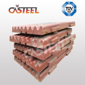 Шанхай longyang челюстна трошачка части PE800 * 1060 челюстни плочи, странични плочи