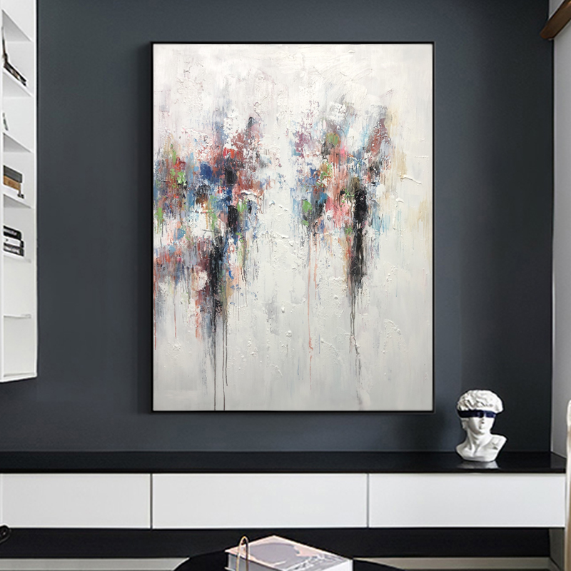 Маслена живопис ръчно изработено платно изкуство акрил абстрактен модерна домашна декорация стена изкуство