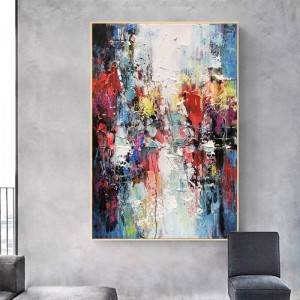 Ръчно изработени прости абстрактни ръчно рисувани входно масло живопис домашно декоративни изкуство работа върху платно