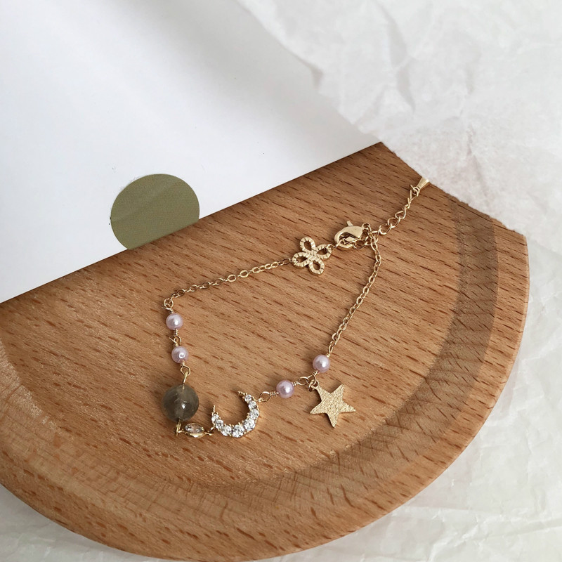 Звезда лунна перла гривна