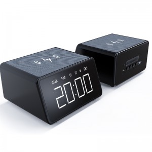 FB-CR01W 1.4инч Bluetooth Clock Радио С QI Wiless Charger