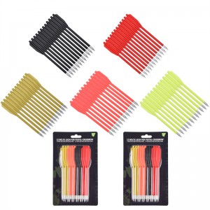 Elong външен 110298 6.5inch Пластмасови кръстосани болтове стоманена точка за пистолен арбалет