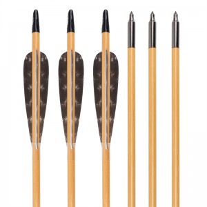 Elong външен 117025-01 OD8MM 32inch дървена стрелка стрелба с лък традиционен лък стрелба