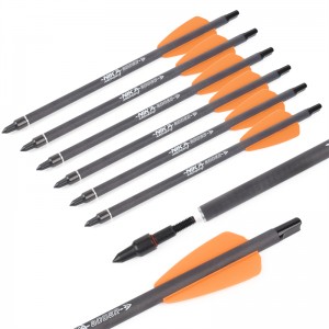 Nika Archery 113167-14 7.5inch ID6.2mm въглеродни кръстосани болтове пластмасова нок кобра система adder \\\\ t