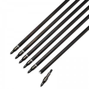 Elong външен 114454 ID6.2mm SP500 30inch Въглеродни влакна стрелка Турция перо стрелба с лък