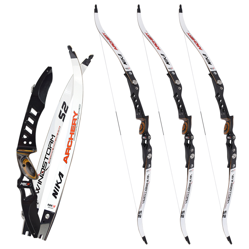 Nika Archery 210018 64inch RH ILF Recurve Bow Busur се повтаря за практика на стрелба на спорт на открито