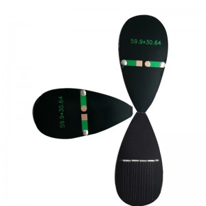 Персонализирани капки с форма на малък размер нередовен лист форма соларен панел преносим оф-мрежа мини дома слънцезащитни пане...