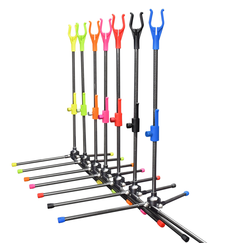 Nika Archery 46St06 3K въглерод Recurve Bow Stand за Achy Recurve лък държач