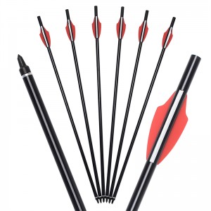 Elong външен 110300-01 20inch airgun алуминиев вал арбалет болт стрелба с лък стрелка стрелба оборудване