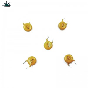 Китай ODM пасивни електронни компоненти, жълт MOV 10mm HVR10D621K цинков оксид варистор