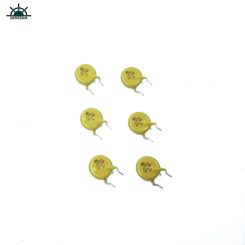 Китай електроника компоненти, жълт mov 10mm 10D561 560V zov varistor mov за защита от претоварване