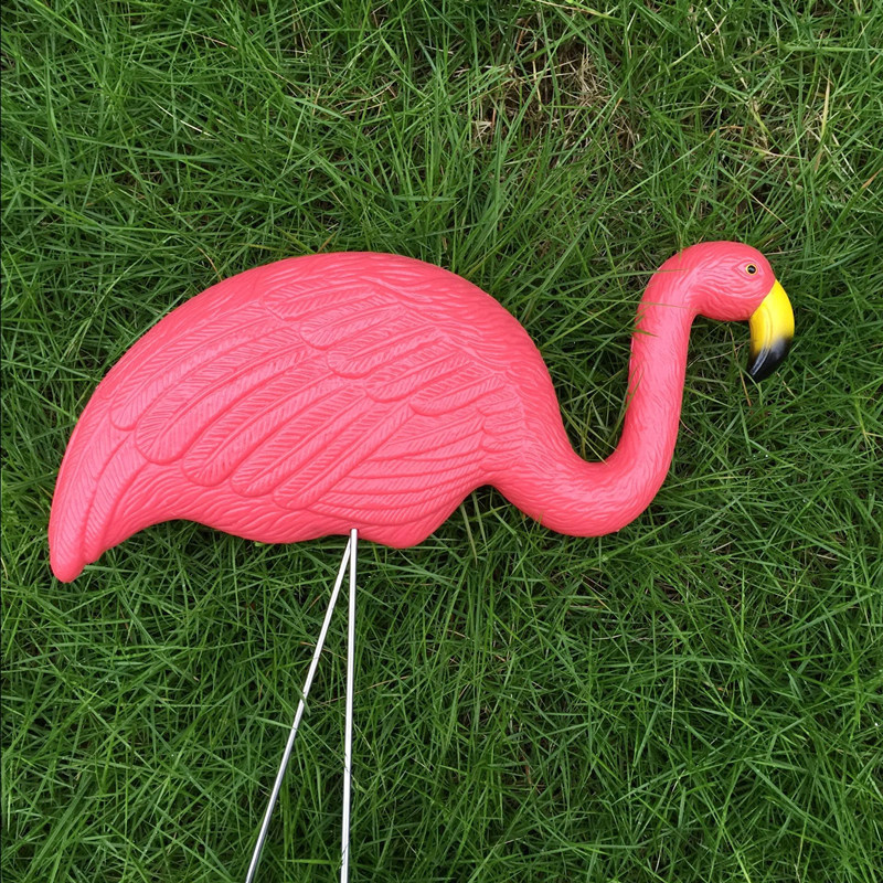 Пластмасови симулация фламинго декорация на открито градина орнаменти смола фламинго фигурки градински фестивал сватба градинарство декор