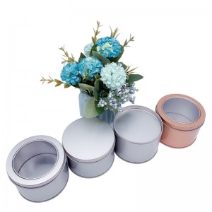 Candy Tin кутия, чай десерт часовник пакетиране на желязна кутия (85mm * 60mm)