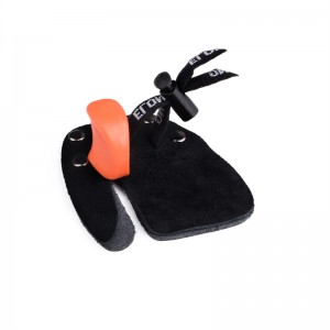 Elong външен 42FT05 LH m Размер Стрелец с лък Tab пръст защитник пръст, кожен раздел за рязане на лък