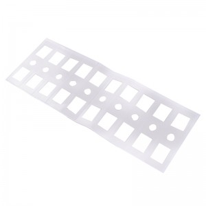 Температурен изолационен лист прозрачен формовъчен изолационен уплътнителен платка, изолационен лист PET може да бъде изрязан