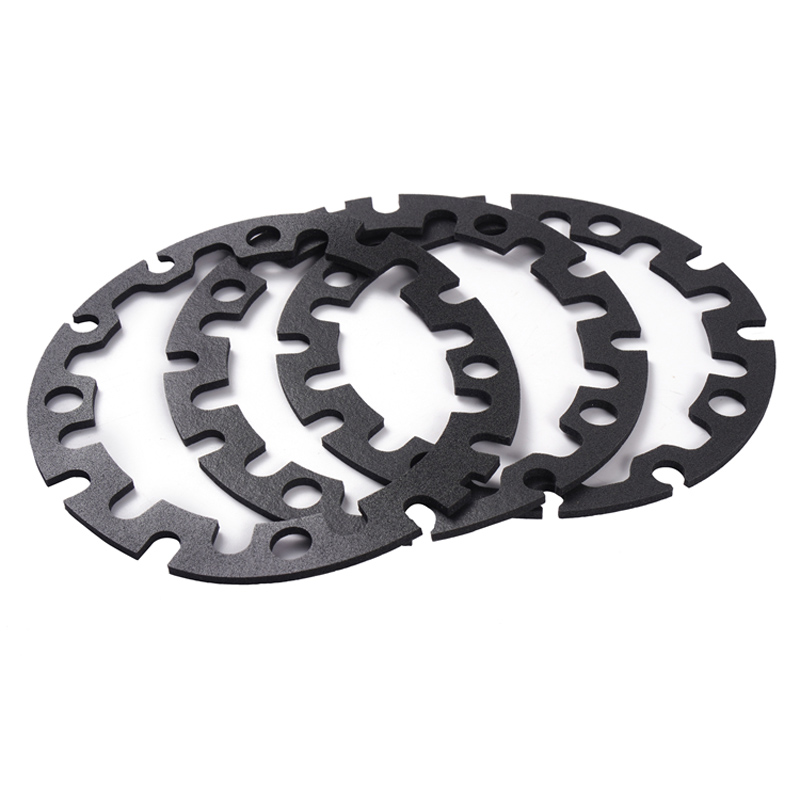 Специално оформен Poron le-20 перо шок абсорбция и компресия черна пяна 0.5mm забавител на огнеустойчивост