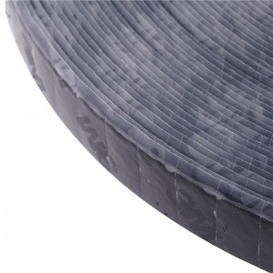 Индустриална найлонова велкро, черна кука и коса, майка и майка стикери, обратно към гърба на велкро могат да бъдат снабдени в гол...