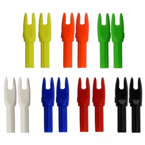 Ника стрелба с лък 14n808 вмъкване на пластмасова стрелкаnock за стрелба с лък въглерод стрелки